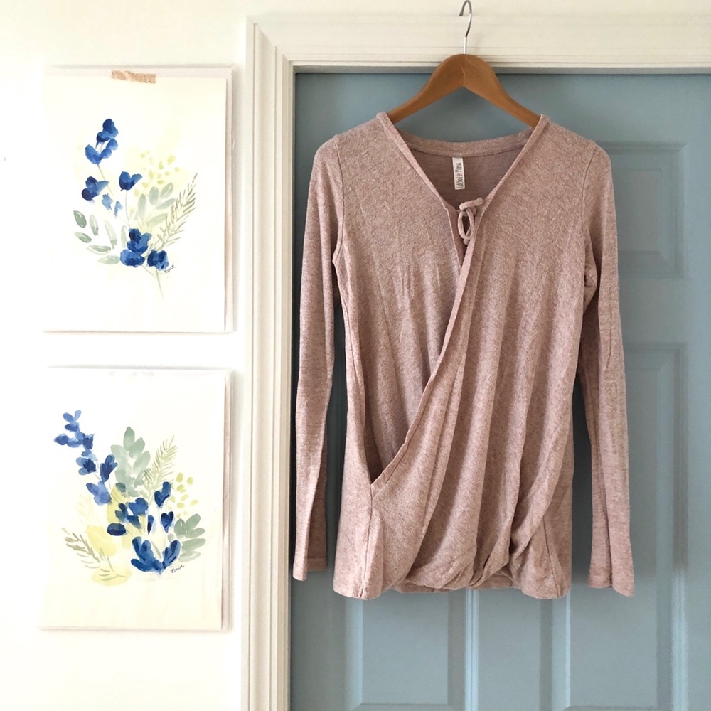 Latched Mama Tie Front Top Nursing